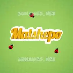 matshepo in Ladybugs style - 3D name wallpaper