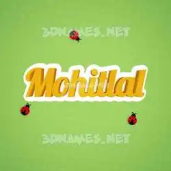 mohitlal in Ladybugs style - 3D name wallpaper