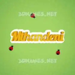 mthandeni in Ladybugs style - 3D name wallpaper