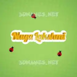 naga lakshmi in Ladybugs style - 3D name wallpaper