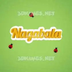 nagabala in Ladybugs style - 3D name wallpaper