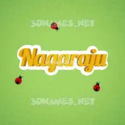 nagaraju in Ladybugs style - 3D name wallpaper