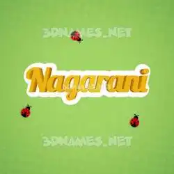 nagarani in Ladybugs style - 3D name wallpaper
