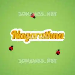 nagarathna in Ladybugs style - 3D name wallpaper