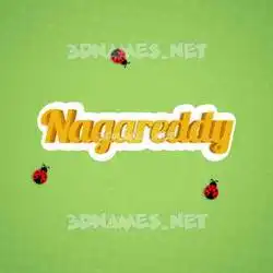 nagareddy in Ladybugs style - 3D name wallpaper