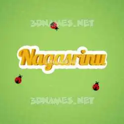 nagasrinu in Ladybugs style - 3D name wallpaper