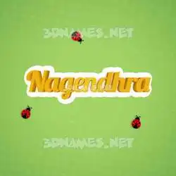 nagendhra in Ladybugs style - 3D name wallpaper