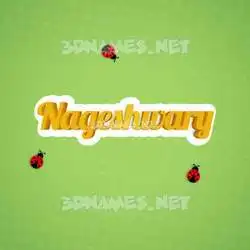 nageshwary in Ladybugs style - 3D name wallpaper
