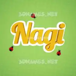nagi in Ladybugs style - 3D name wallpaper