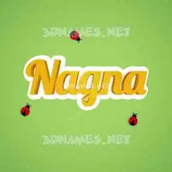 nagna in Ladybugs style - 3D name wallpaper