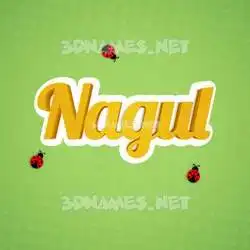 nagul in Ladybugs style - 3D name wallpaper