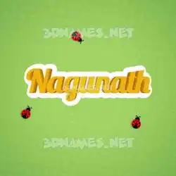nagunath in Ladybugs style - 3D name wallpaper