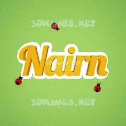 nairn in Ladybugs style - 3D name wallpaper