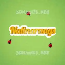nalinarangs in Ladybugs style - 3D name wallpaper
