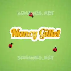 nancy gillet in Ladybugs style - 3D name wallpaper