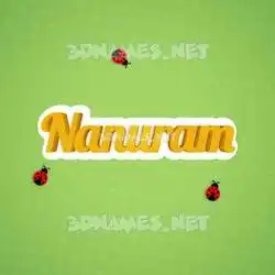 nanuram in Ladybugs style - 3D name wallpaper