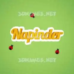 napinder in Ladybugs style - 3D name wallpaper