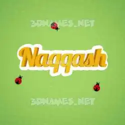 naqqash in Ladybugs style - 3D name wallpaper