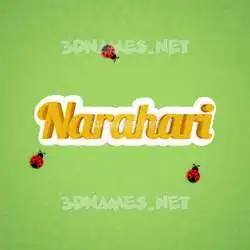 narahari in Ladybugs style - 3D name wallpaper