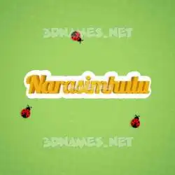 narasimhulu in Ladybugs style - 3D name wallpaper