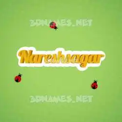 nareshsagar in Ladybugs style - 3D name wallpaper
