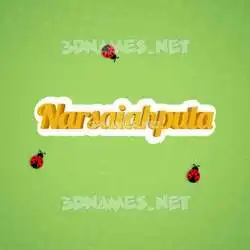 narsaiahputa in Ladybugs style - 3D name wallpaper