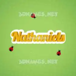 nathaniels in Ladybugs style - 3D name wallpaper