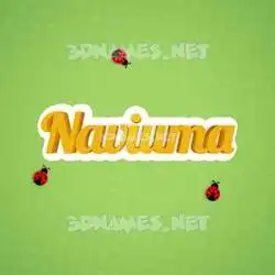 naviuma in Ladybugs style - 3D name wallpaper