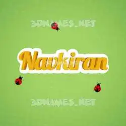 navkiran in Ladybugs style - 3D name wallpaper