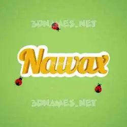 nawax in Ladybugs style - 3D name wallpaper