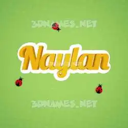 naylan in Ladybugs style - 3D name wallpaper