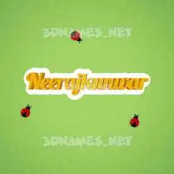 neerajkunwar in Ladybugs style - 3D name wallpaper