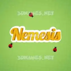 nemesis in Ladybugs style - 3D name wallpaper