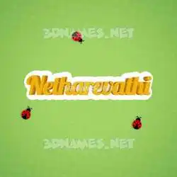 netharevathi in Ladybugs style - 3D name wallpaper