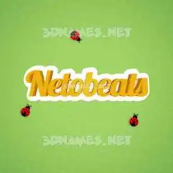 netobeats in Ladybugs style - 3D name wallpaper