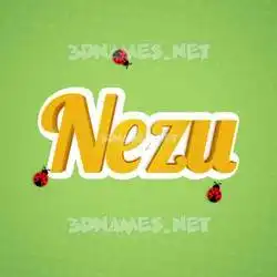 nezu in Ladybugs style - 3D name wallpaper