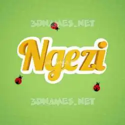 ngezi in Ladybugs style - 3D name wallpaper