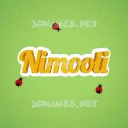 nimooli in Ladybugs style - 3D name wallpaper