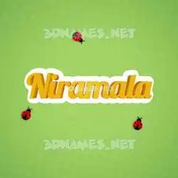 niramala in Ladybugs style - 3D name wallpaper