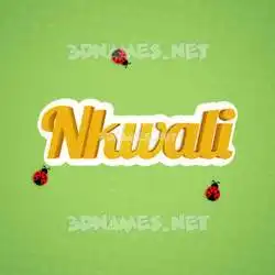 nkwali in Ladybugs style - 3D name wallpaper