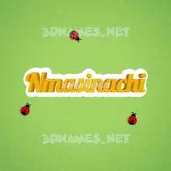 nmasinachi in Ladybugs style - 3D name wallpaper