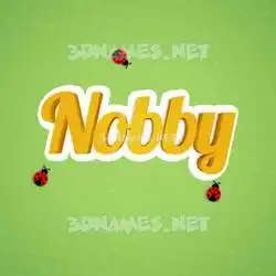 nobby in Ladybugs style - 3D name wallpaper