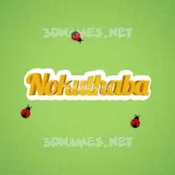 nokuthaba in Ladybugs style - 3D name wallpaper