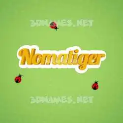 nomatiger in Ladybugs style - 3D name wallpaper