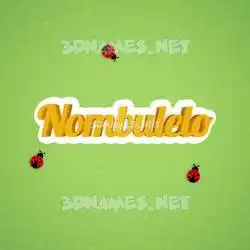 nombulelo in Ladybugs style - 3D name wallpaper
