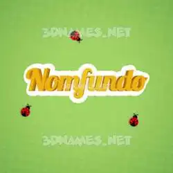 nomfundo in Ladybugs style - 3D name wallpaper