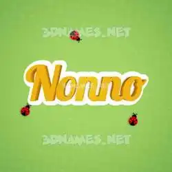 nonno in Ladybugs style - 3D name wallpaper