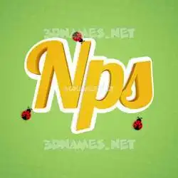 nps in Ladybugs style - 3D name wallpaper