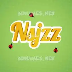 nsjzz in Ladybugs style - 3D name wallpaper
