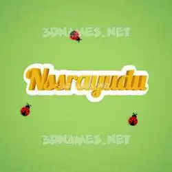 nssrayudu in Ladybugs style - 3D name wallpaper